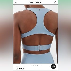 Le Ore workout 2 piece set - BABY BLUE - SMALL TOP, MEDIUM BOTTOMS